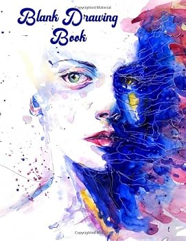 Paperback Blank Drawing Book: Large Notebook for Drawing, Watercolor, Doodling or Sketching: 150 Pages, 8.5" x 11". Blank Paper Drawing and Write Journal Book