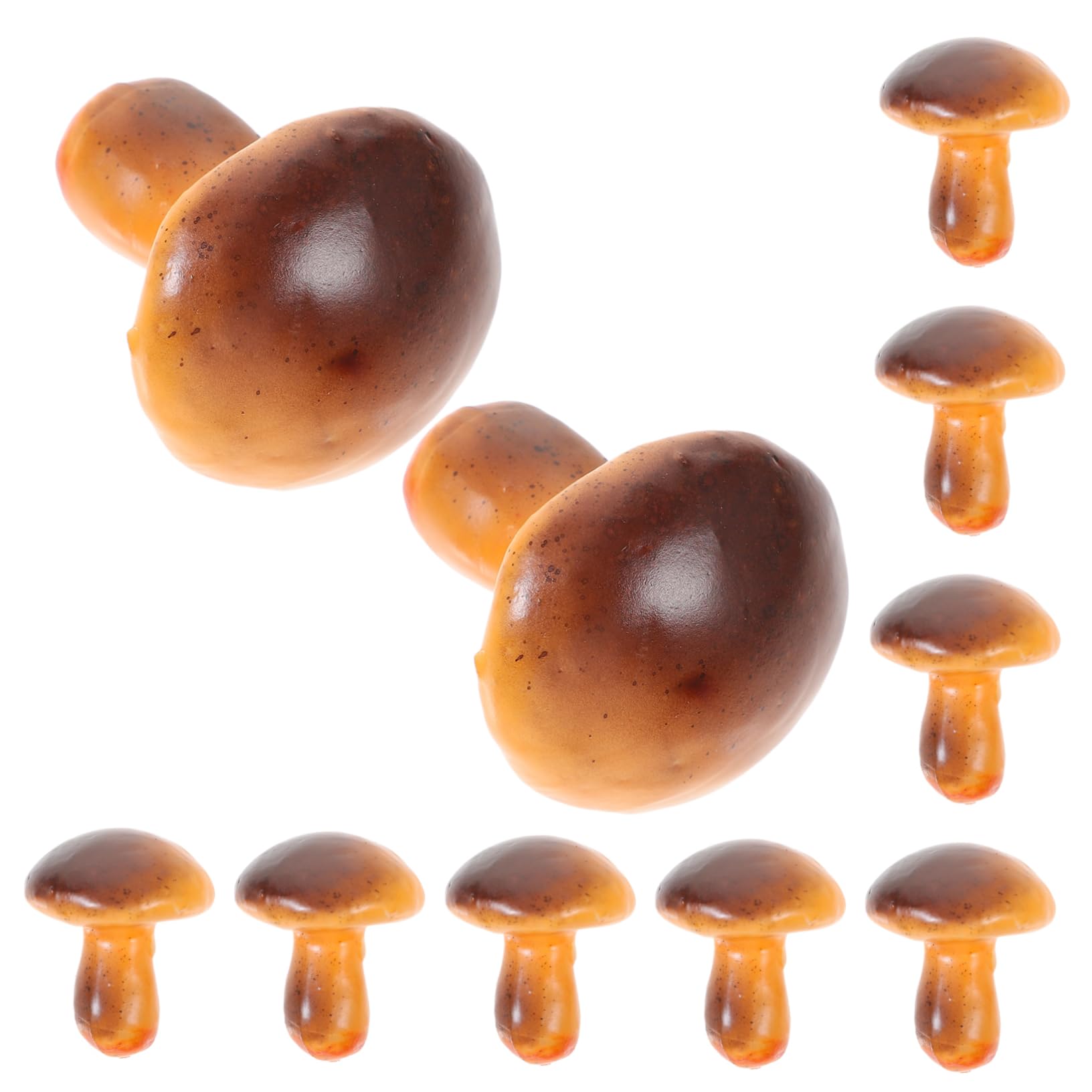 Champignons miniatures Toyvian par 100 pièces pour micro-paysage et bonsaï