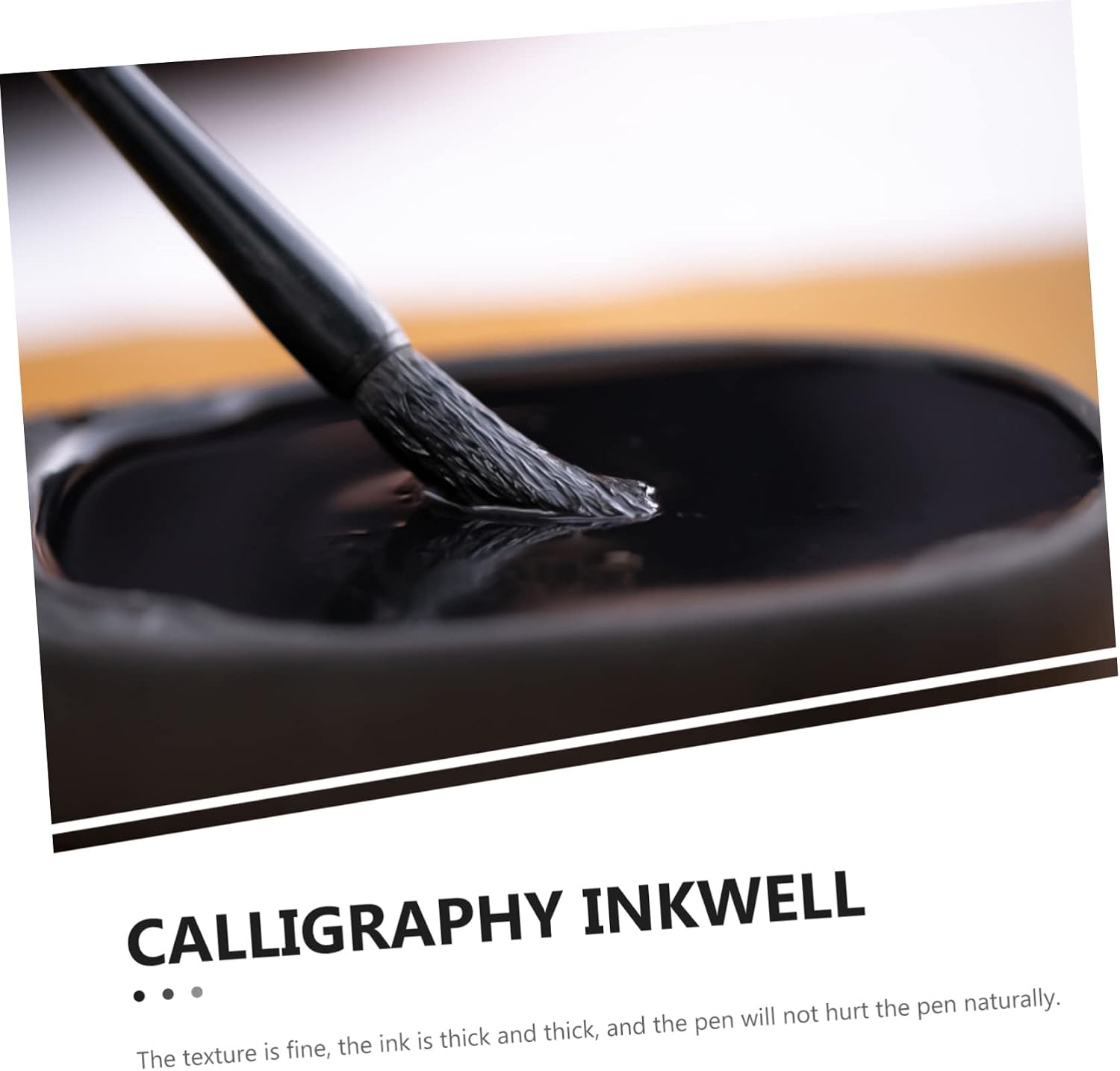 Gadpiparty Lidded Calligraphy Inkstone 4-Inch Grinding Inkwell for Chinese Writing and Sumi Painting for Students and Artists Preserves Ink and Enhances Creativity