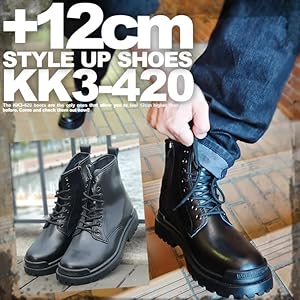 【24時間以内発送】タオバオ18センチシークレットブーツ新品未使用Sサイズ Amazon | [hrs] 12cm身長アップ シークレットブーツ メンズブーツ 脚長