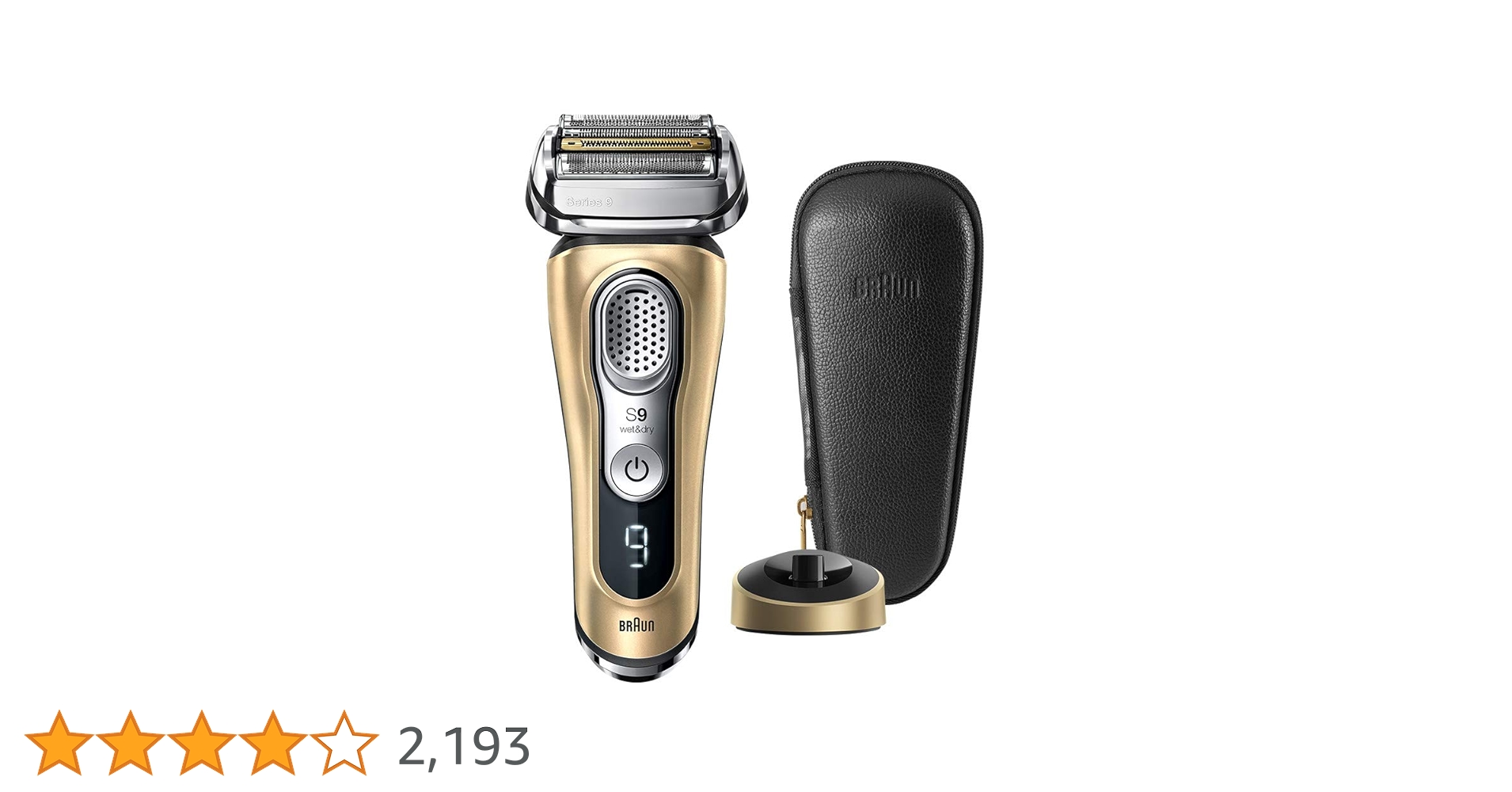 Amazon | ブラウン メンズ電気シェーバー シリーズ9 9399SSP ゴールド