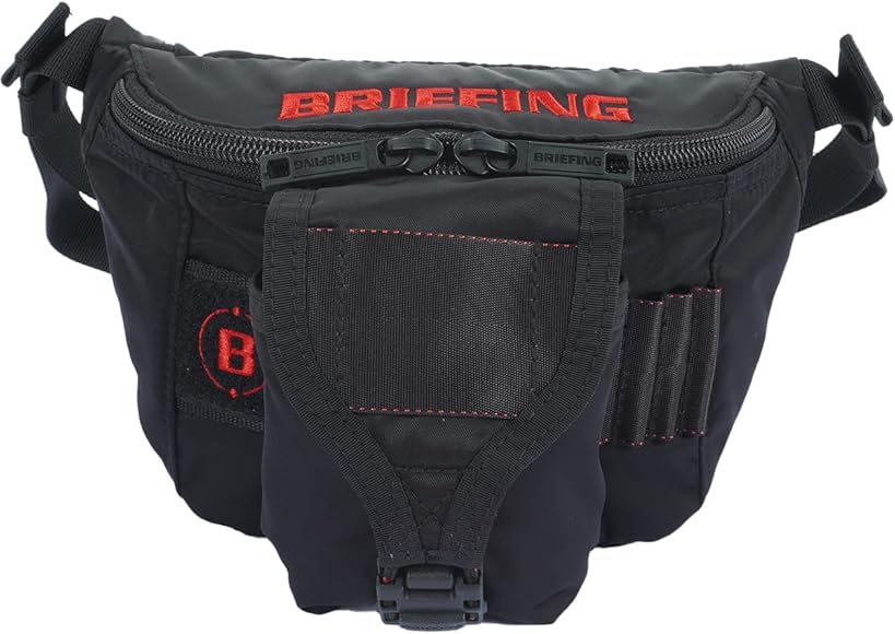 [ブリーフィング] GOLF ROUND WAIST POUCH ECO TWILL ウエストバッグ BRG223EA0 ブラック/010