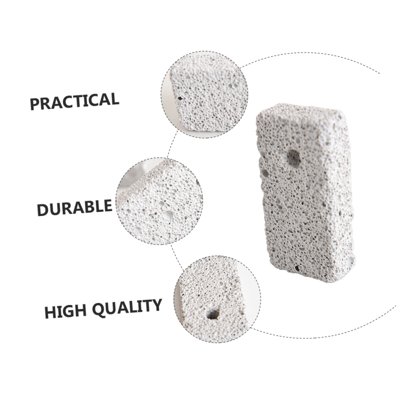 SUPVOX 120piezas Molar Stone para Pequeños Animales Piedra De Molienda Volcánica para Hámster Conejos y Cobayas para Roer y Mantener Dientes Saludables