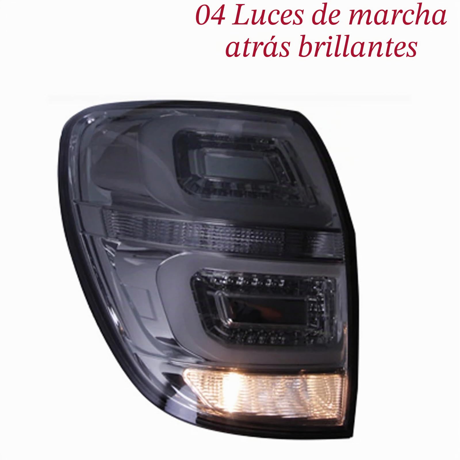 Piloto Trasero Para Chevrolet Para Captiva 2008 2009 2010 2011 2012 2013 2014 2015 Luz LED Trasera Parachoques Lámpara Freno Parada Izquierda Derecha Para Coche pilotos traseros remolque(Rojo,Derecha)