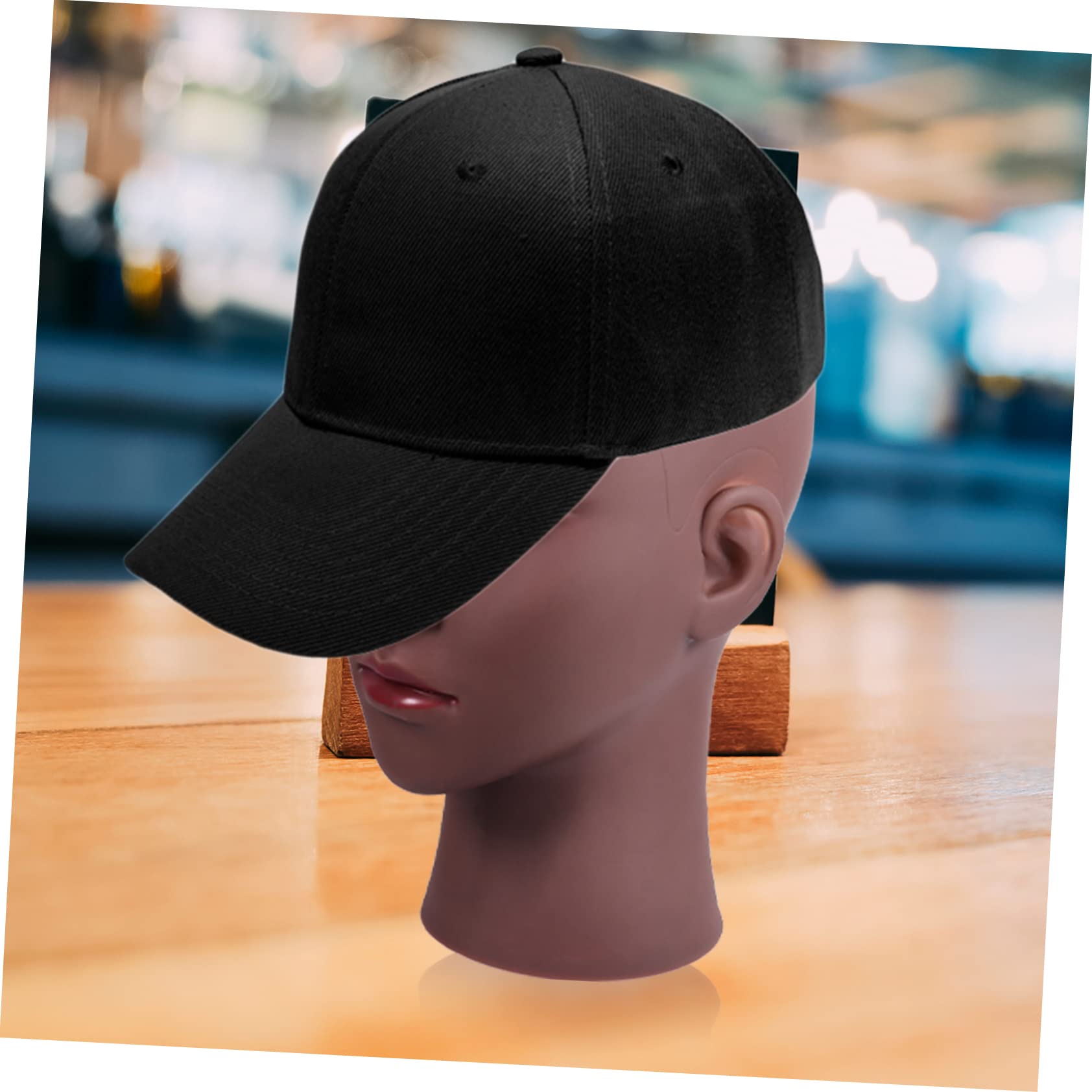 Supporto Testa Manichino per Parrucche e Cappelli 53cm PVC