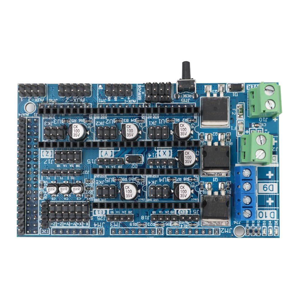 POFET Ramps 1.6 Carte mère d'imprimante 3D Carte d'extension de Panneau de Mise à Niveau d'imprimante 3D pour Machine CNC