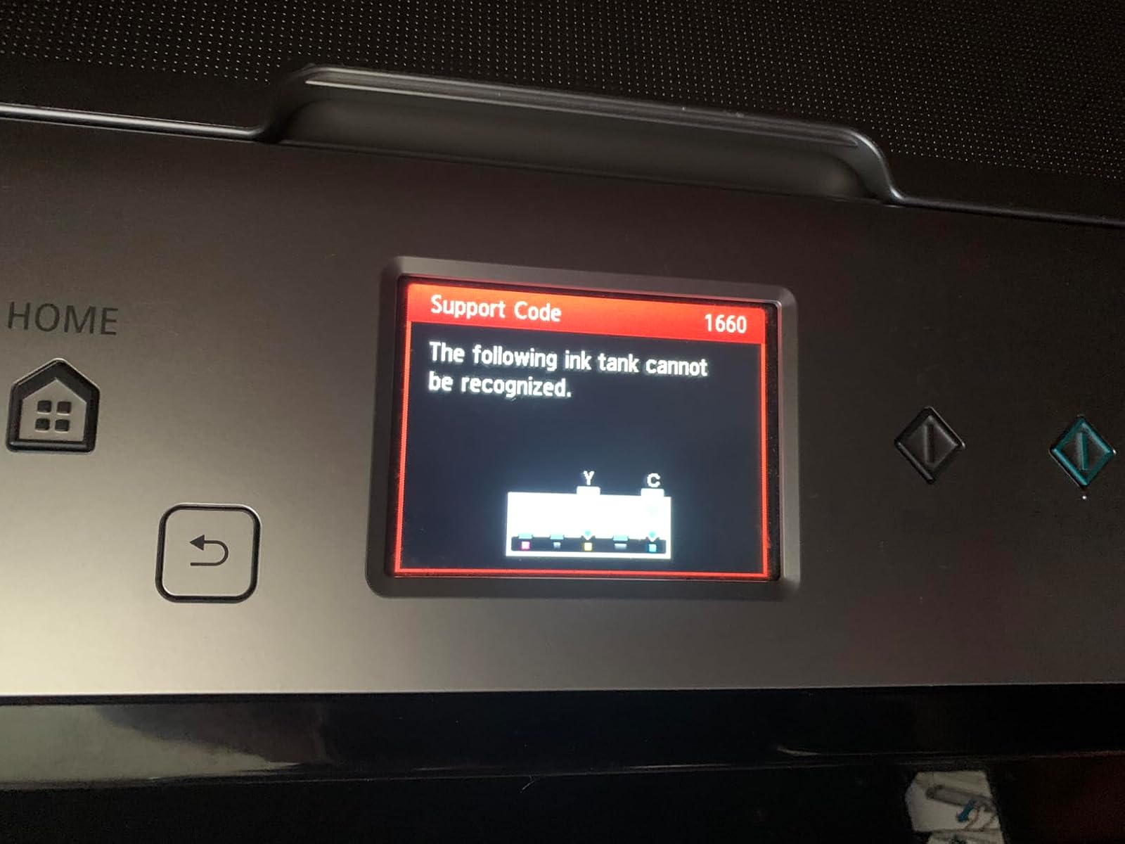 Canon Printer Does Not RECOGNIZE the cartridges!!