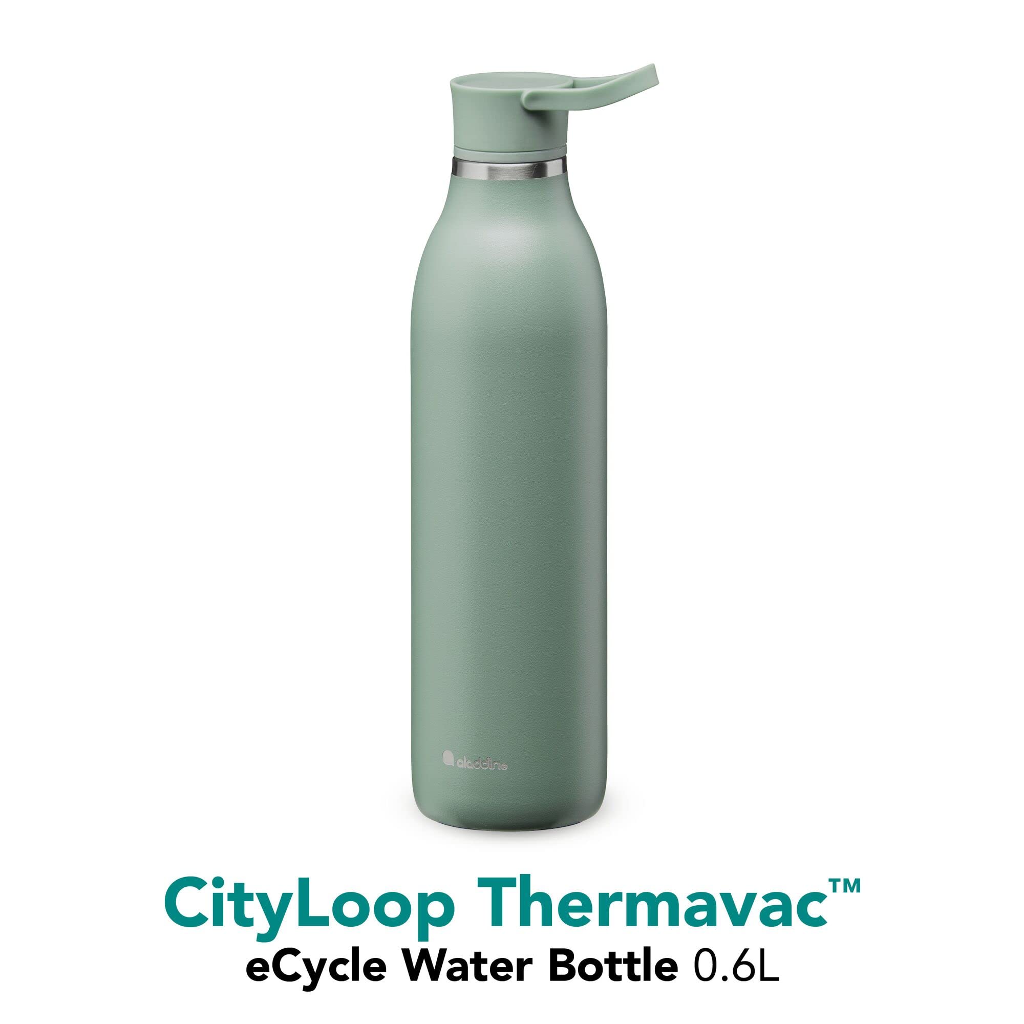 Amazon | CityLoop 断熱フラスコ 0.6L セージグリーン | Aladdin