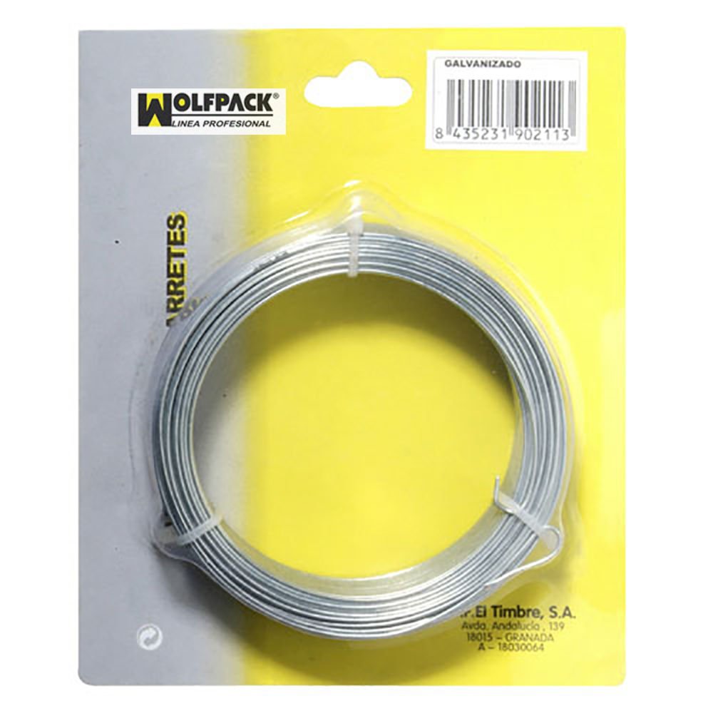 Alambre Galvanizado 0,​70mm / 2 (Rollo 100 metros)