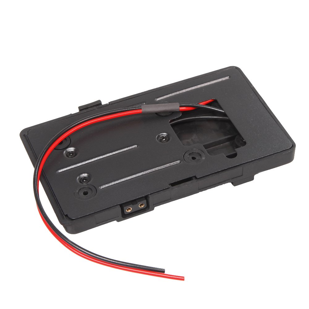 Andoer Adattatore piastra batteria V Mount compatibile con batteria Sony per videocamera DSLR Video Light