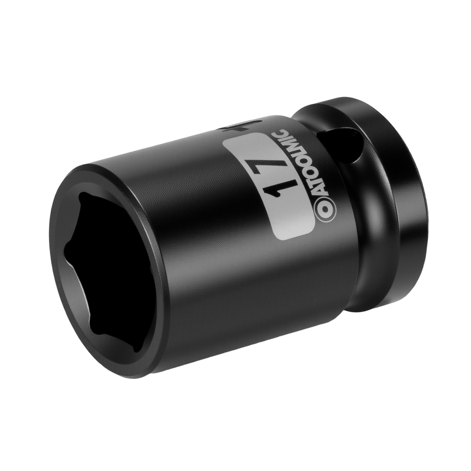 1/2 Inch Drive x 17mm Shallow 6PT CR-MO Impact Socket for Removing Axle nut