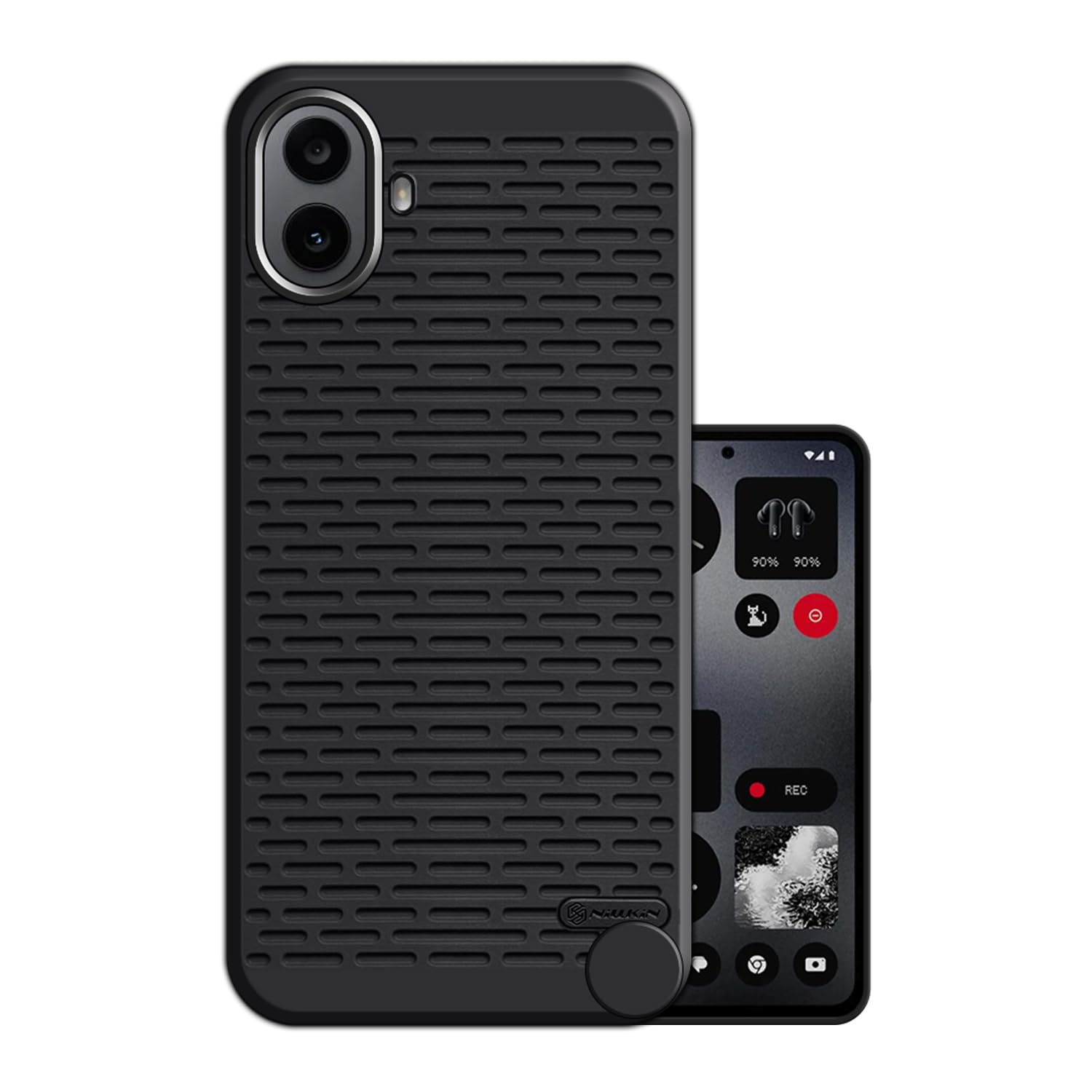 Hello Zone CMF by Nothing Phone 1 Luxury Designer Back Case Cover with Camera Protection -Black (B0DB5KKLXK) Amazon Price History, Amazon Price Tracker
