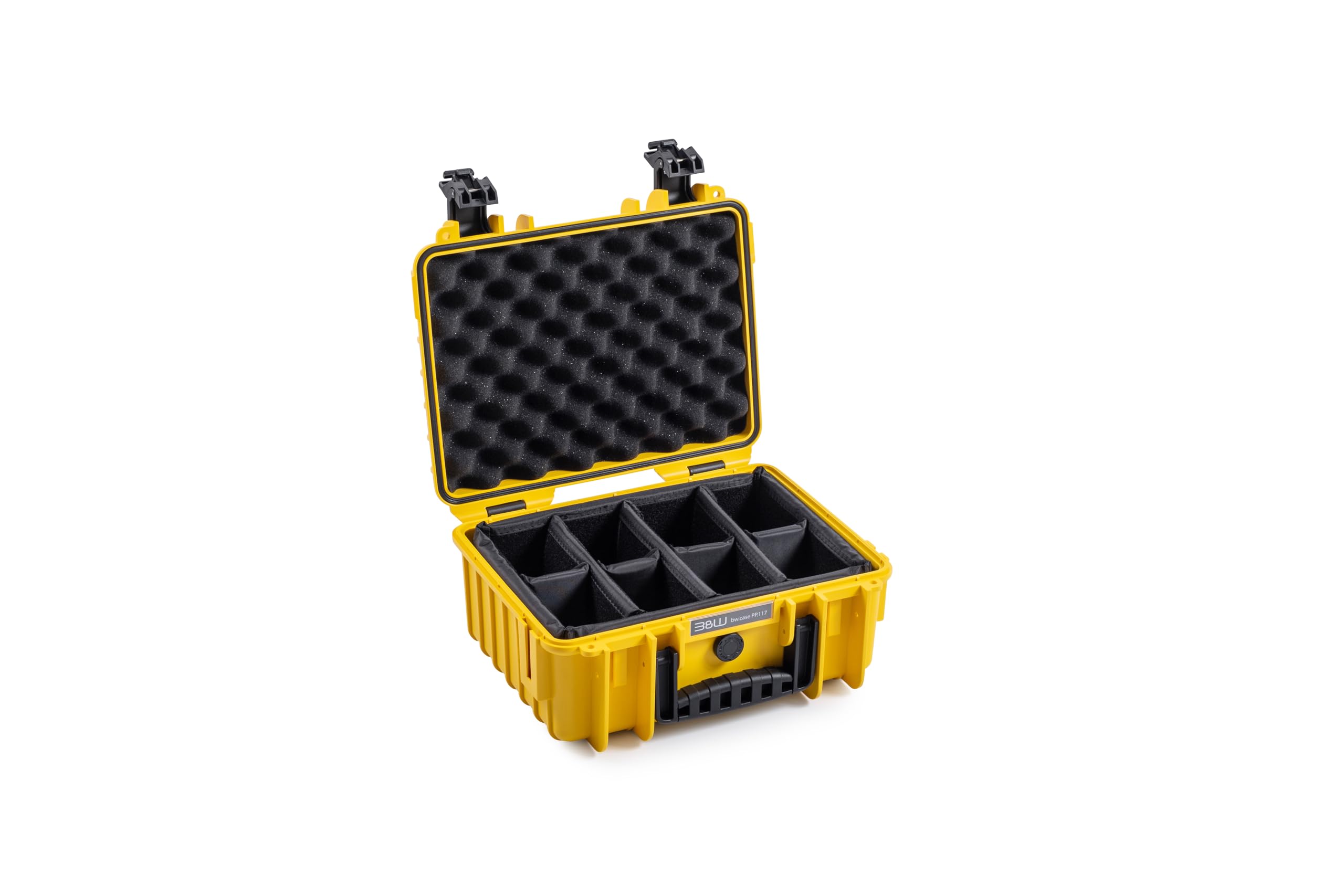 B&W International Yellow / Type 3000 / Padded Divider Camera Cases