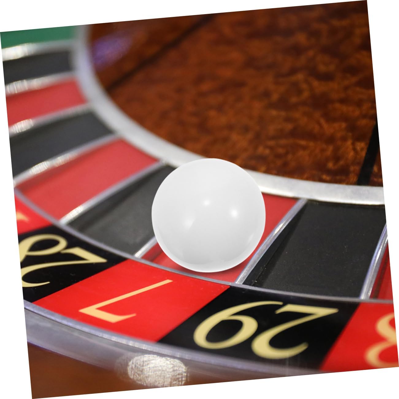 5pcs Roulette Wheel Beads Round Roulette Wheel Beads Prop for Table Game Balls