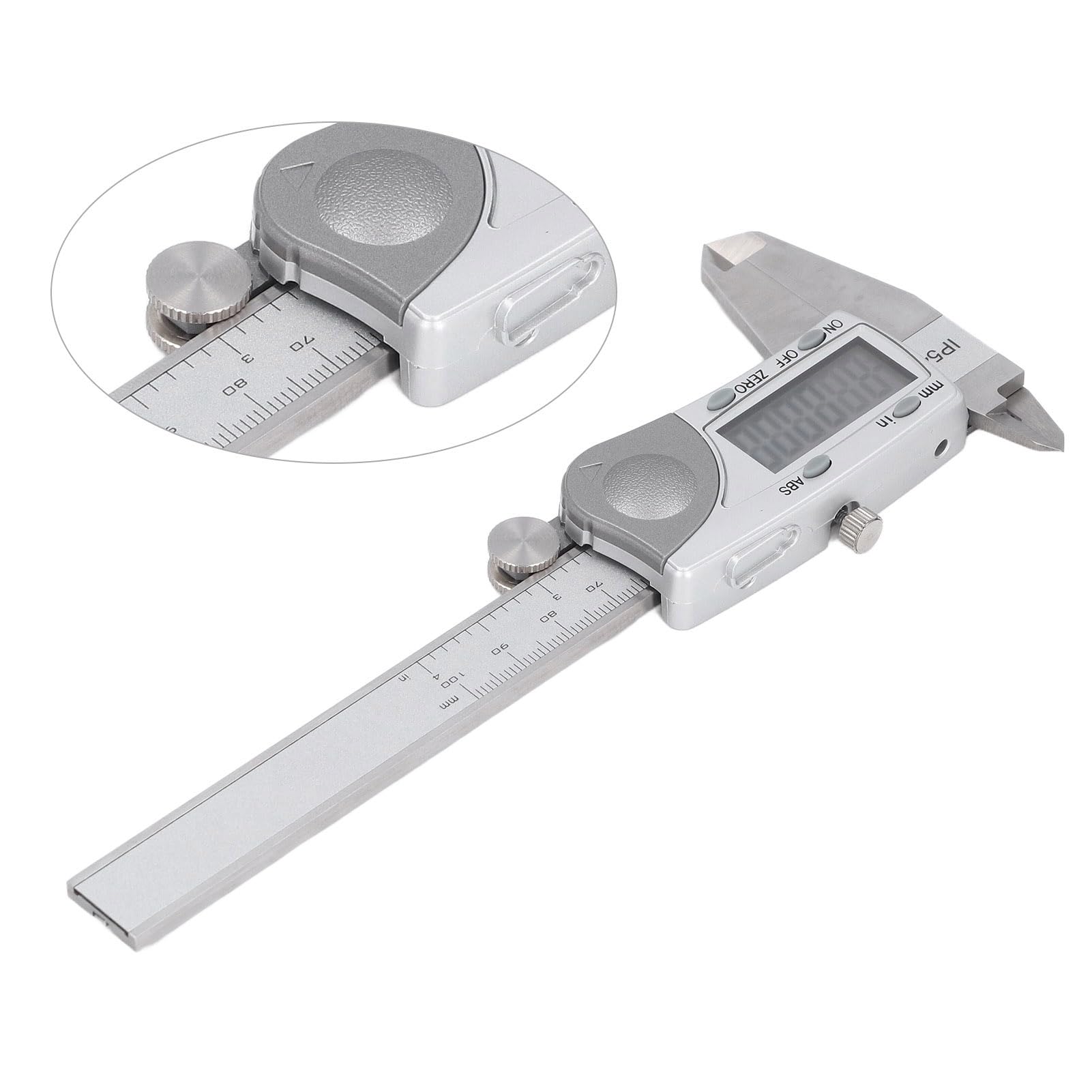 FTVOGUE Calibro Digitale, Strumento di Misurazione in Acciaio Inossidabile, Portata 100 Mm, Risoluzione 0,005 Mm, Misurazione Accurata per Professionisti e Hobbisti