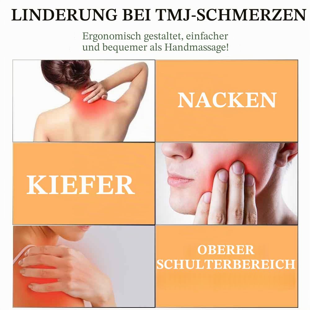 rozonii TMJ Relief Products Kiefermassagegerät mit Dual-Motor, vibrierend, sanfte Vibration für TMJ-Massage, Heizwerkzeug zur Schmerzlinderung, Verspannung, Steifheit und Kopfschmerzen