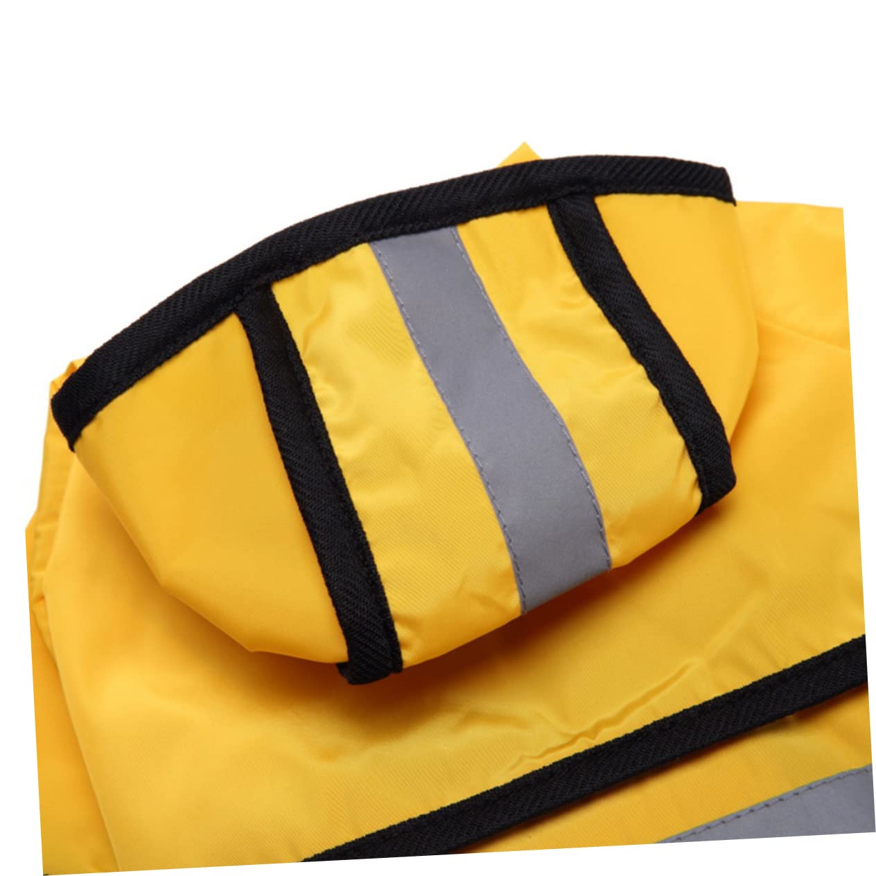 ABOOFAN 3pièces Manteau De Pluie Réfléchissant pour Chien Imperméable avec Capuche pour Extérieur Printemps Jaune