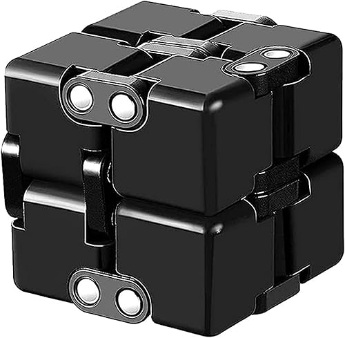 Paquete de 1 cubo infinito de juguete para aliviar el estrés para niños y adultos, lindo mini dispositivo único para aliviar la ansiedad, matar el