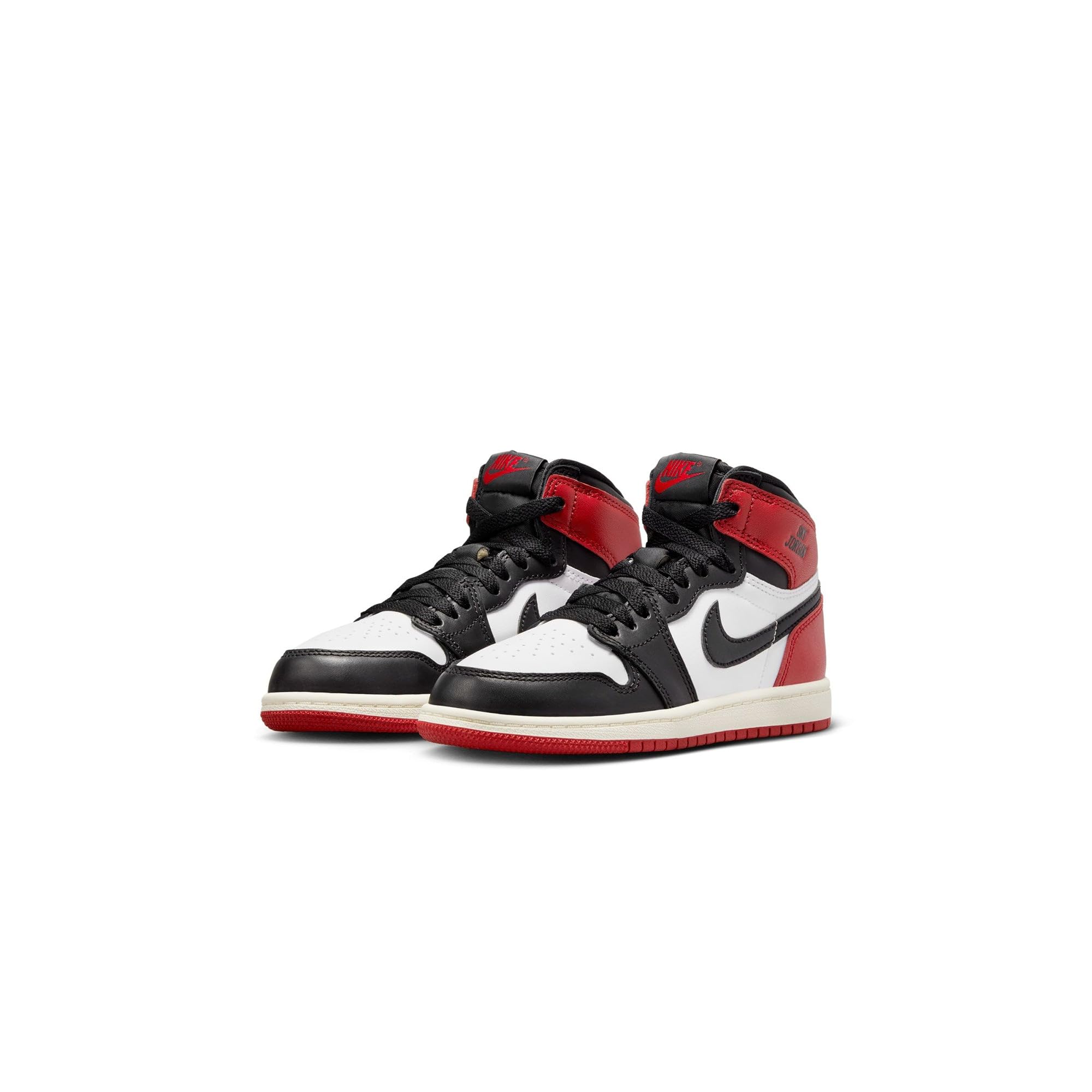 Jordan Little Kid's 1 Retro High OG 'Black Toe Reimagined' (FD1412 106) - 2.5y