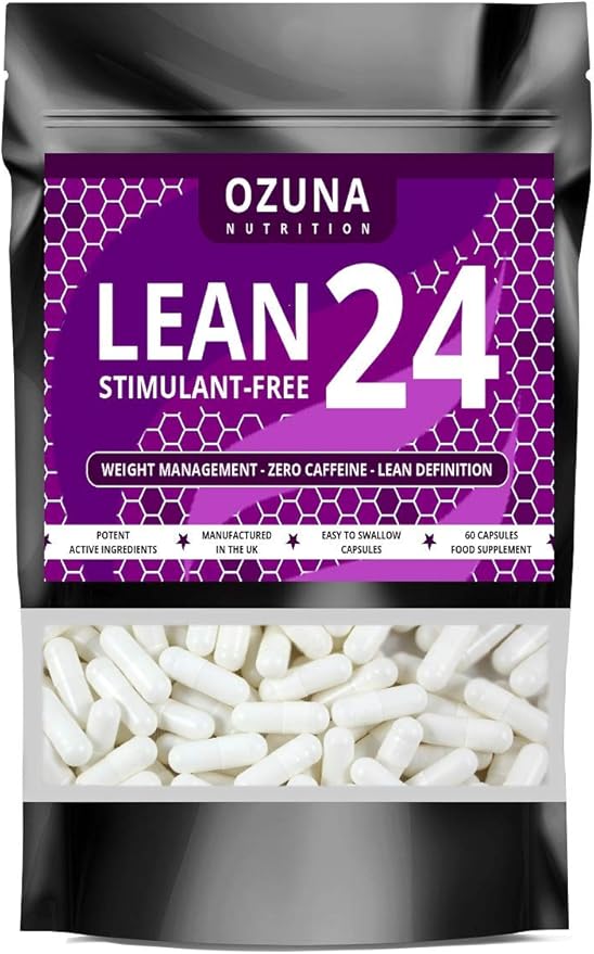 Lean24 StimulantFree Fat Burner Without Caffeine, Weight Loss