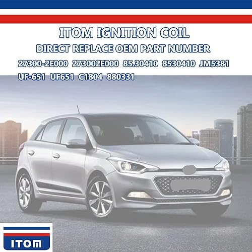 Miniatura 4 de Bobina de encendido T1178 compatible con KIA Pro Ceeéd 2013 1.6L L4 compatible con KIA Sportage 2010 2011 2.0L L4 compatible con KIA Soul 2.0L L4