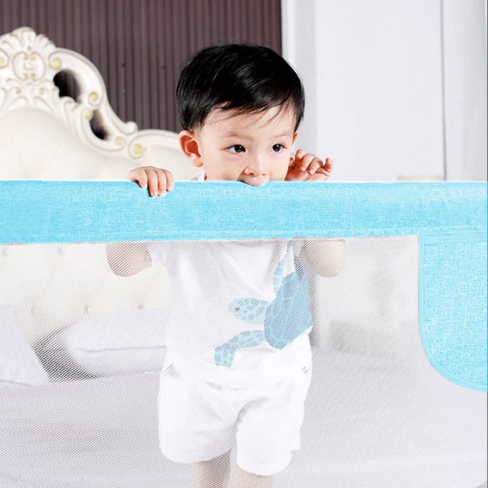 OHMG Barrière de lit, 150 cm, pliable, pour lit d'enfant, lit d'enfant, protection anti-chute, protection contre les chutes