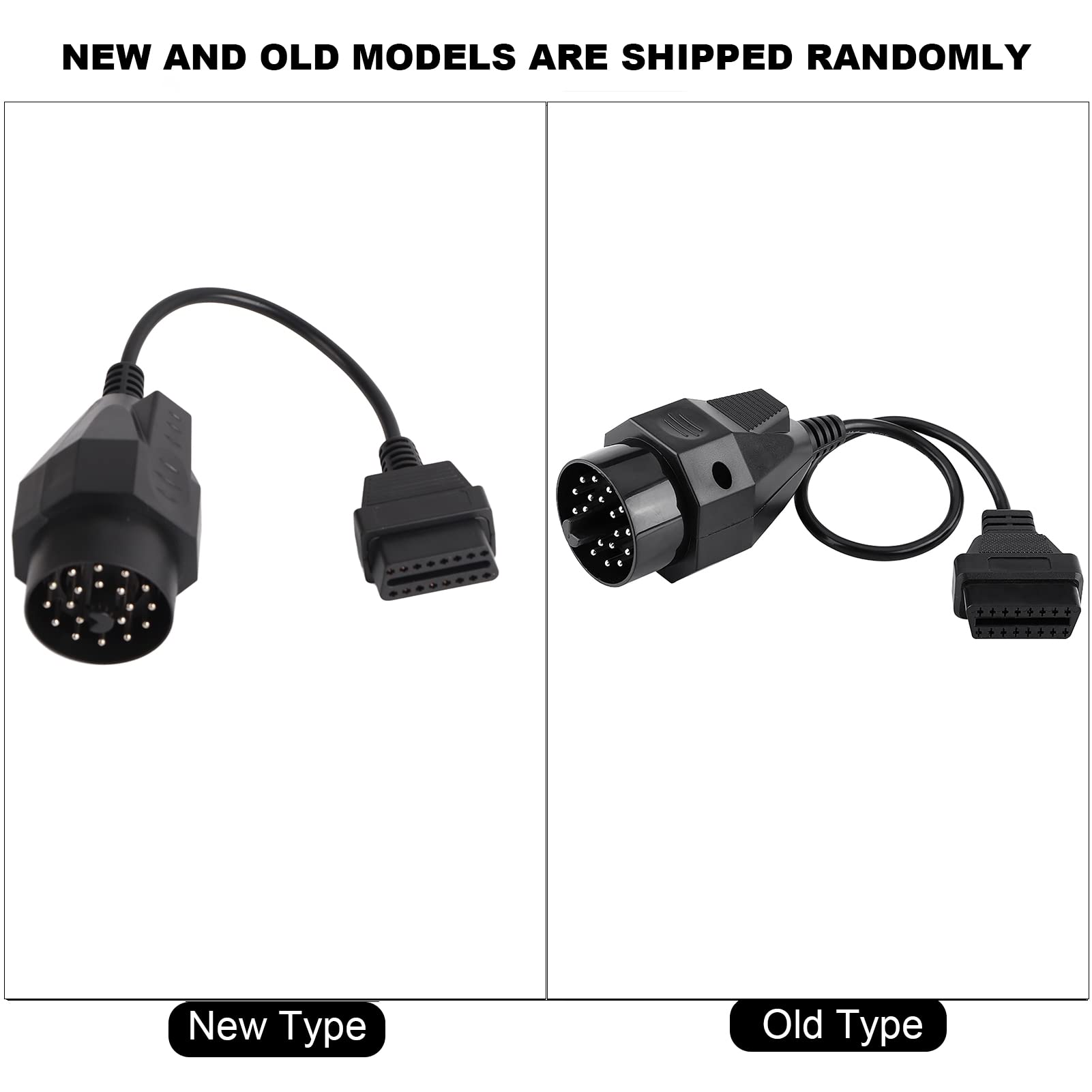 Adattatore per diagnostica rotonda OBD2, cavo scanner OBD II, 20 pin a 16 pin, per E36 E38 E39 E46 E53 X 5 Z3 parti auto e moto