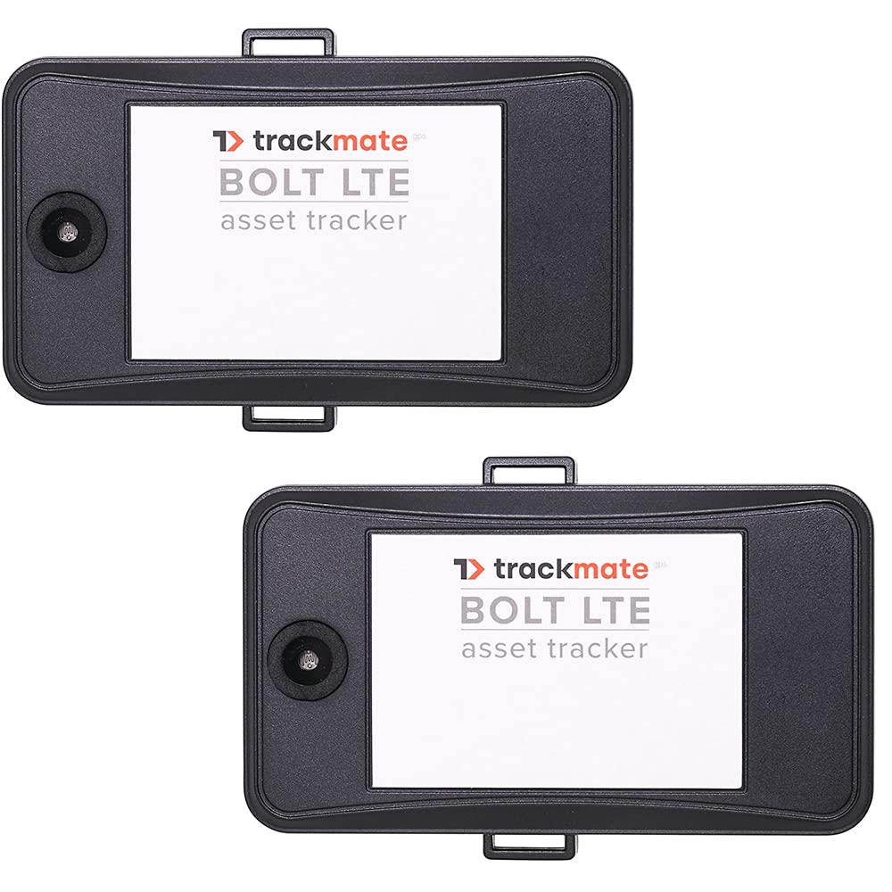 TrackmateGPS Bolt LTE 4G Waterproof Magnet Mount GPS Vehicle Tracker (2-Pack)