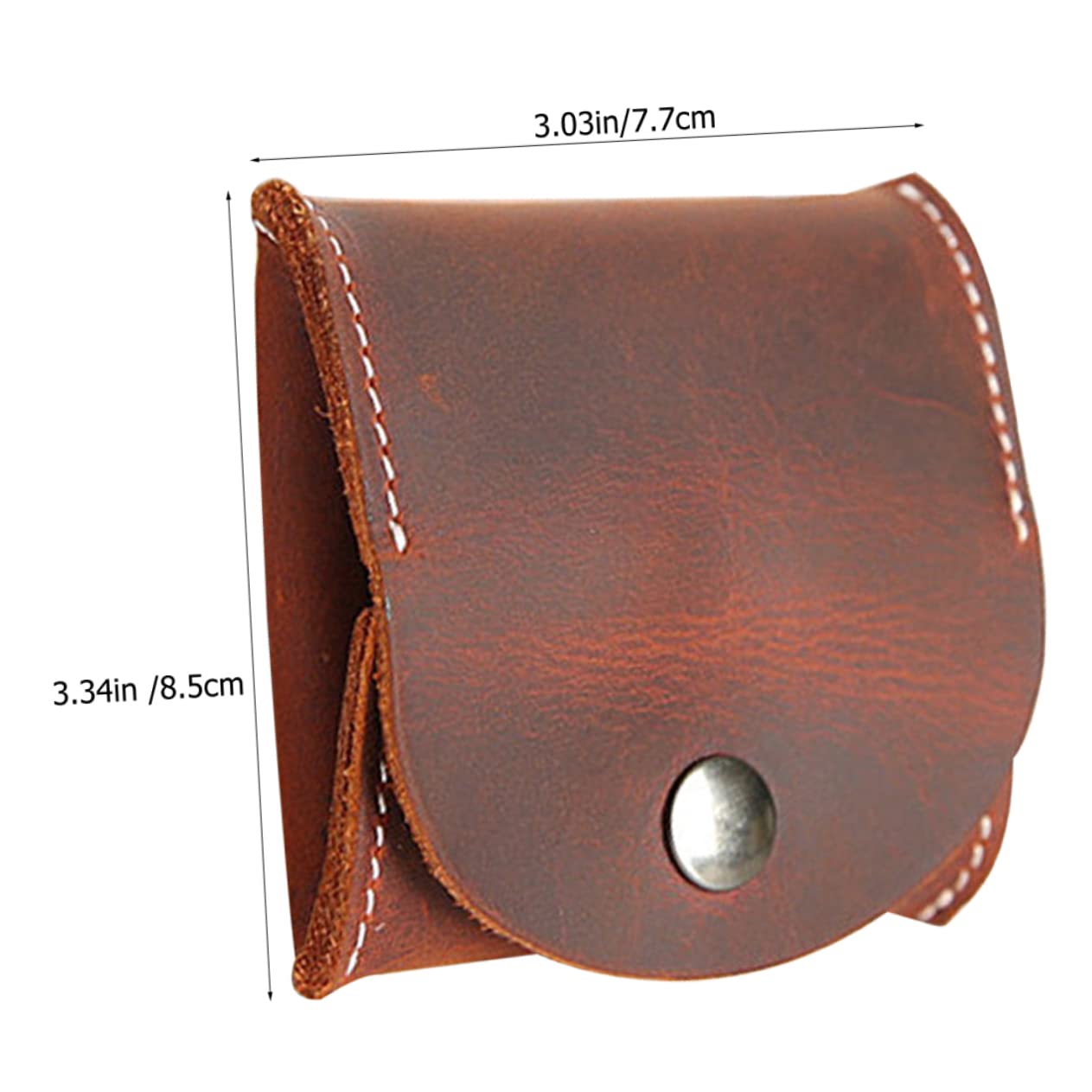 Ipetboom Men's Coin Pouch Compact Lightweight Vintage Small Coin Pouch for Money Change