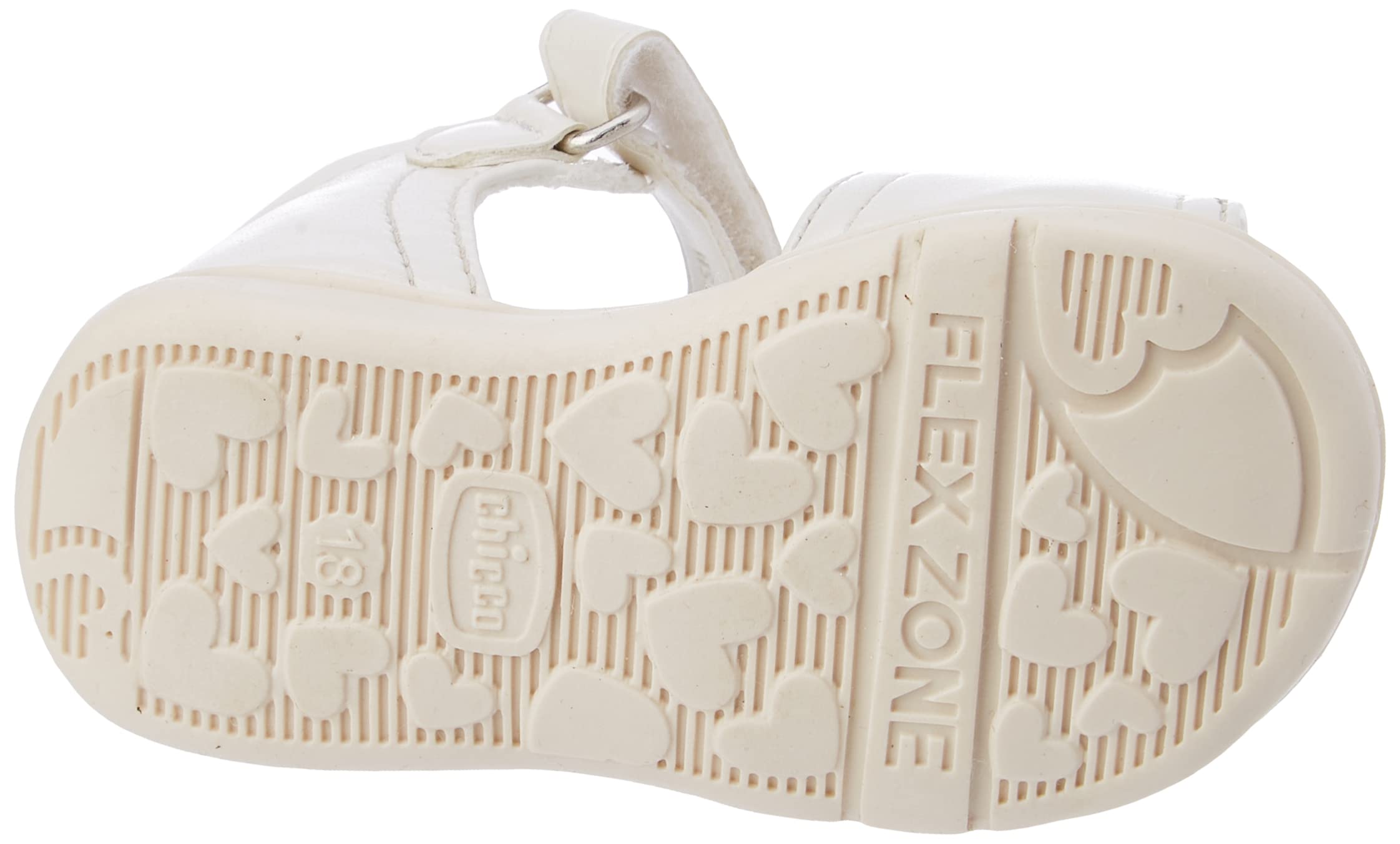 Chicco, Sandali con Doppio Velcro Bianco, Confortevoli, Leggeri, Flessibili e Traspiranti, Bambine E Ragazze, Designed in Italy