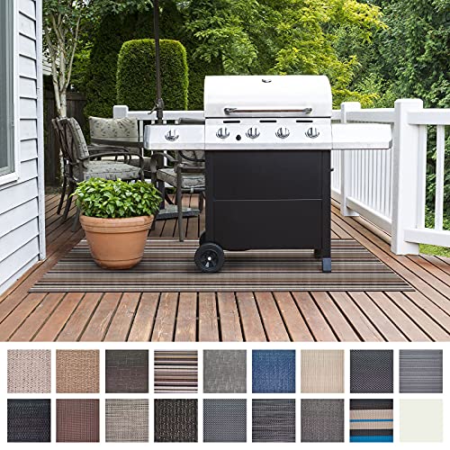 Floordirekt | Tapis de Protection Ignifuge pour Barbecue - Tapis Robuste Anti-feu - Résistant à la Chaleur - Idéal pour Grillades dans Le Jardin | Asti, 90...