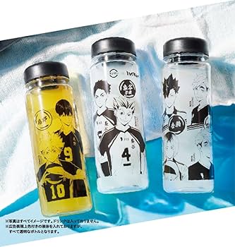 Amazon.co.jp: ハイキュー!!スシローコラボ クリアボトル(鳥野・稲荷崎