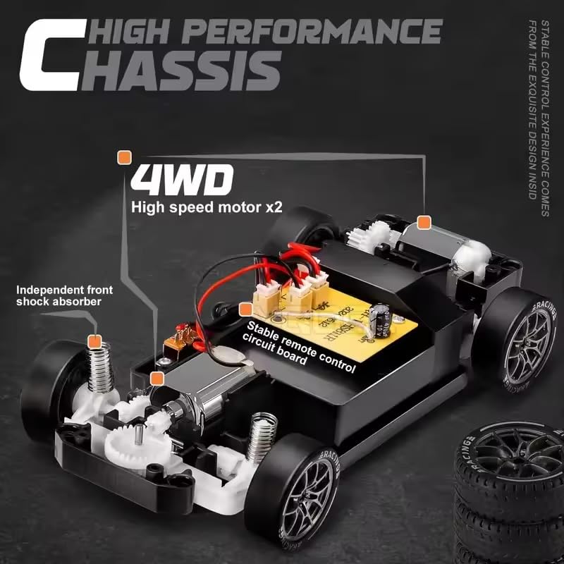 Generic KAEYASKEE RC Drift Car, 1:24 Scale, 2.4Ghz, 4WD, 20Km/Hr, - Image 7