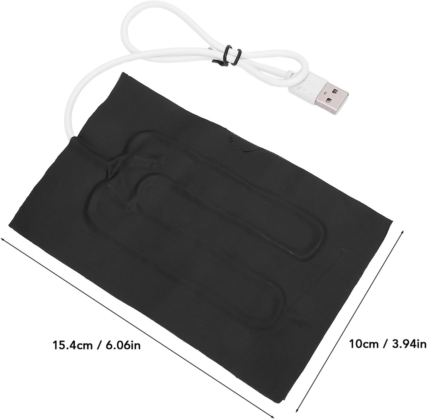 USB Scarf Coaster Cloth Heater, Flexible Cloth Material Bendable Design Portable and Convenient Cloth Heating Pad for Pet 15.4x10cm 1A 5W