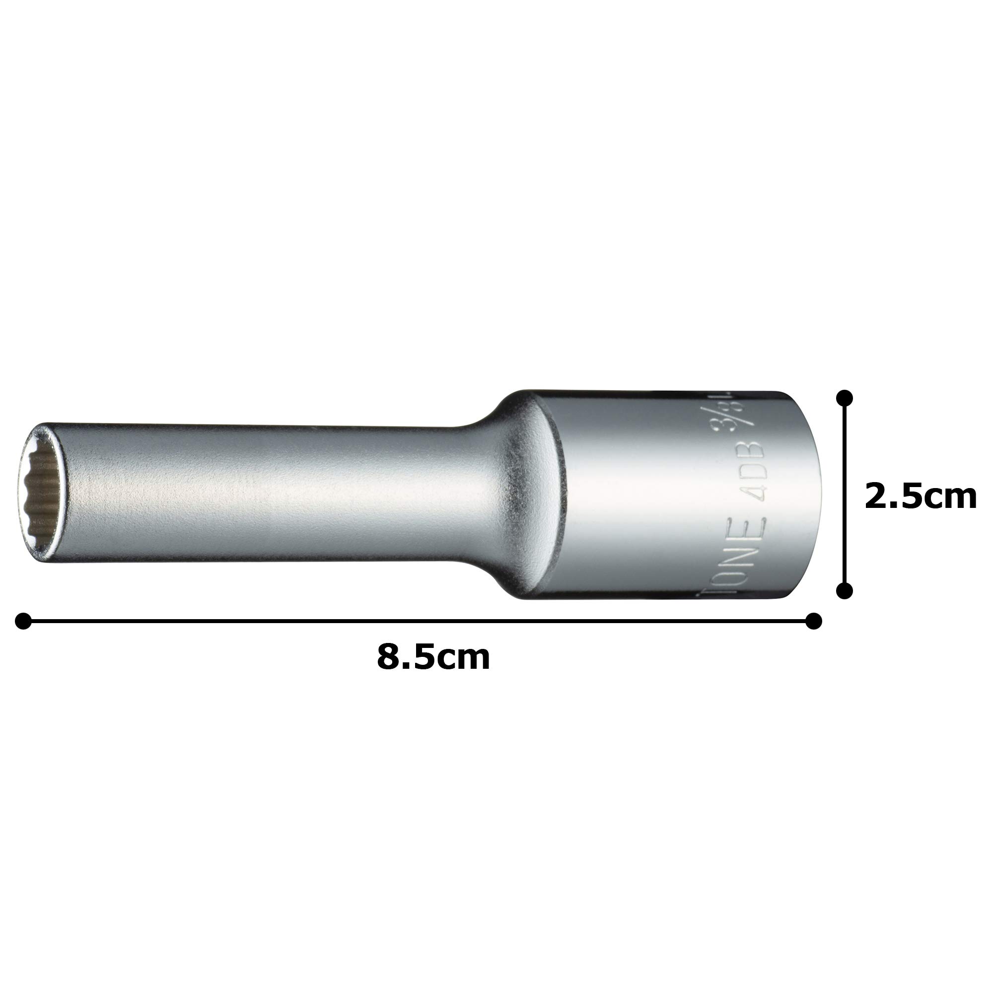 Amazon | トネ(TONE) ディープソケット(12角) 4DB-12L 差込角12.7mm(1