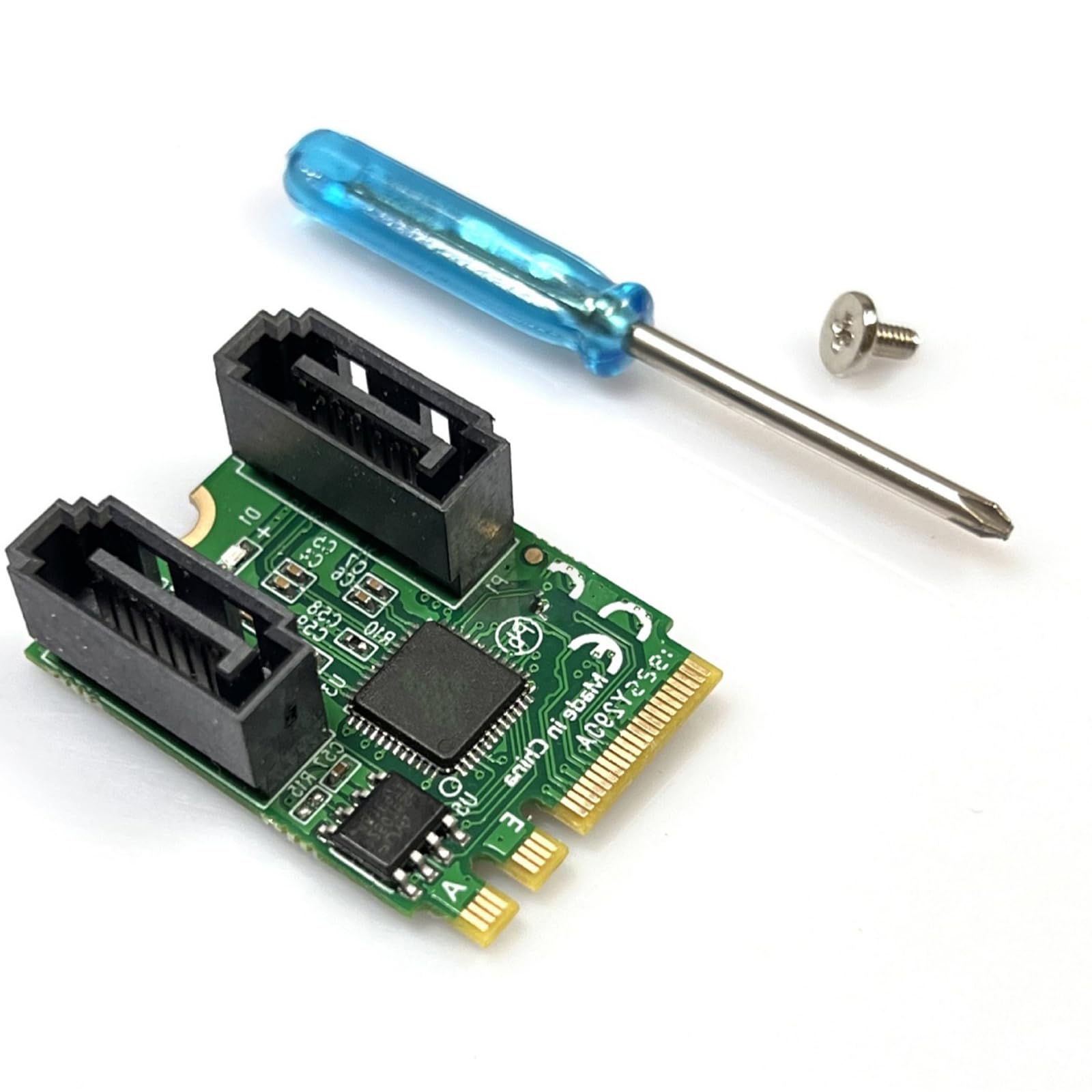 Carte d'extension A+E vers double port SATA3.0 ASM1061 pour module M.2 2230
