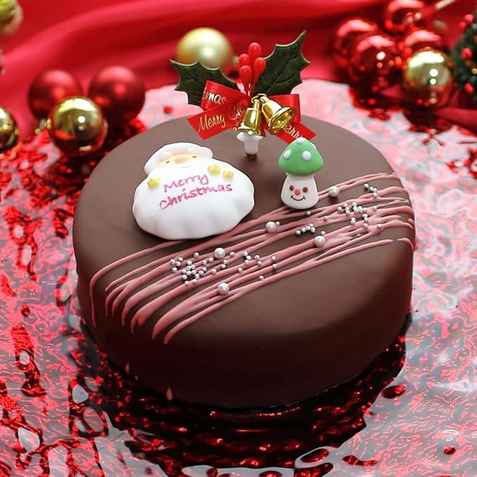 Amazon Co Jp 12 23お届け クリスマスケーキ ザッハトルテ しっとりザッハ 15cm 目安 4人 5人 6人分 クリスマス ケーキ お取り寄せ 飾り キャラクター かわいい 可愛い おしゃれ 食品 飲料 お酒