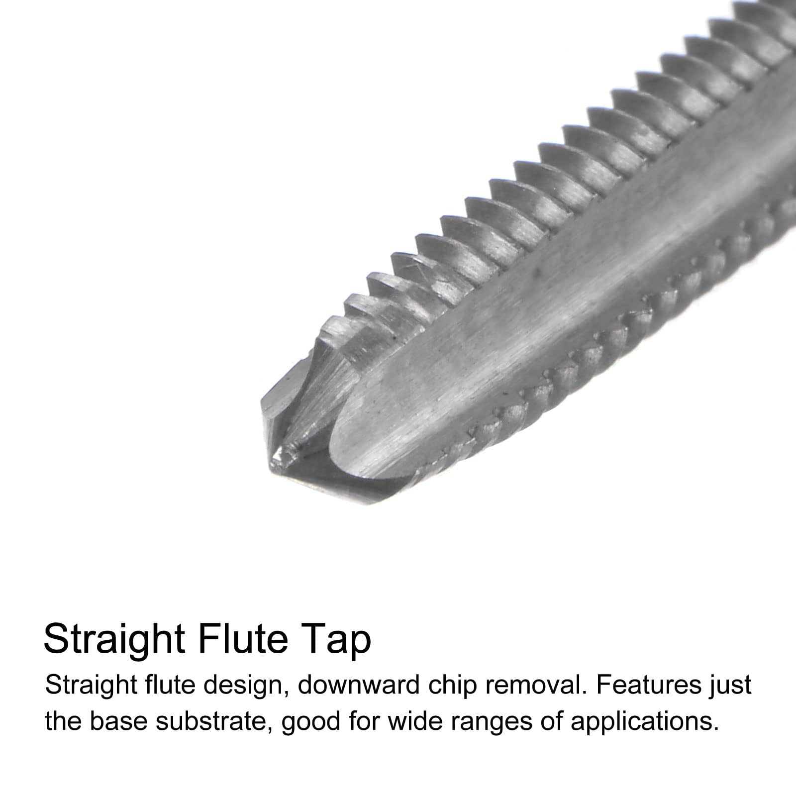 TOP-VIGOR Tap & Bit Sets, M4 x 0.7 H2 Straight Flute Machine Thread Milling Tap 150mm Extra Long - Image 3