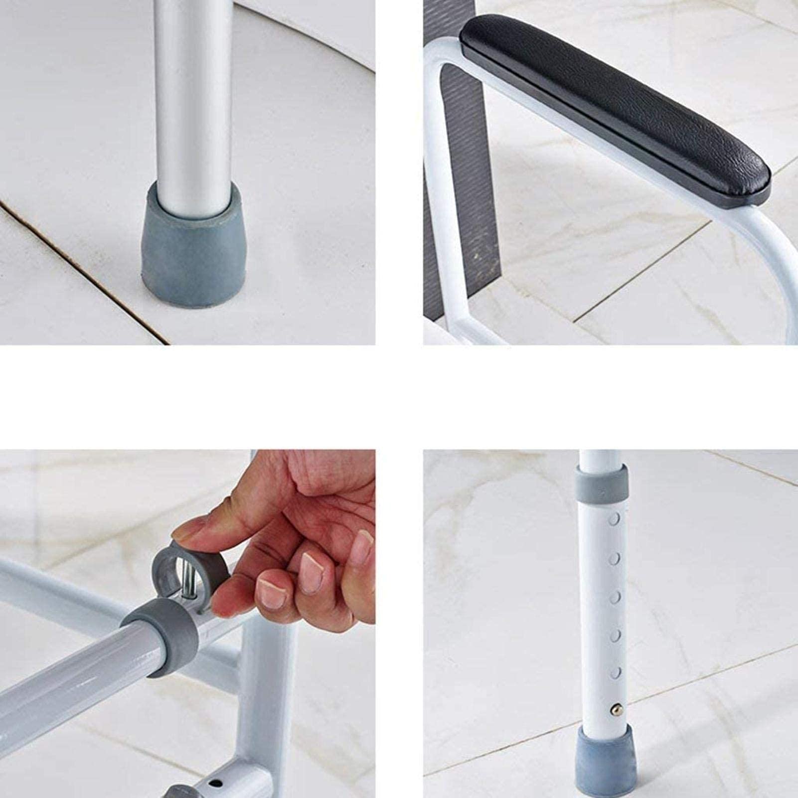 Maniglie per Doccia, Ausili per Wc, Corrimano per Bagno Di Sicurezza Senza Barriere, Barre Di Supporto Di Sicurezza, Corrimano Di Supporto Antiscivolo per Disabili, Adatto per Hotel, Corridoi,