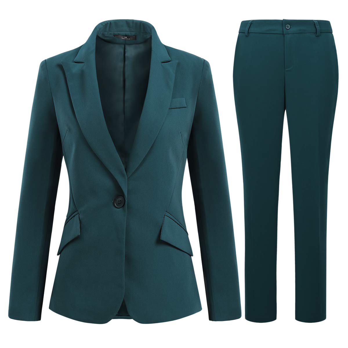 YFFUSHI Hosenanzug Damen Business Slim Fit Anzug Set Langarm Elegant Blazer Mit Outfit für Office