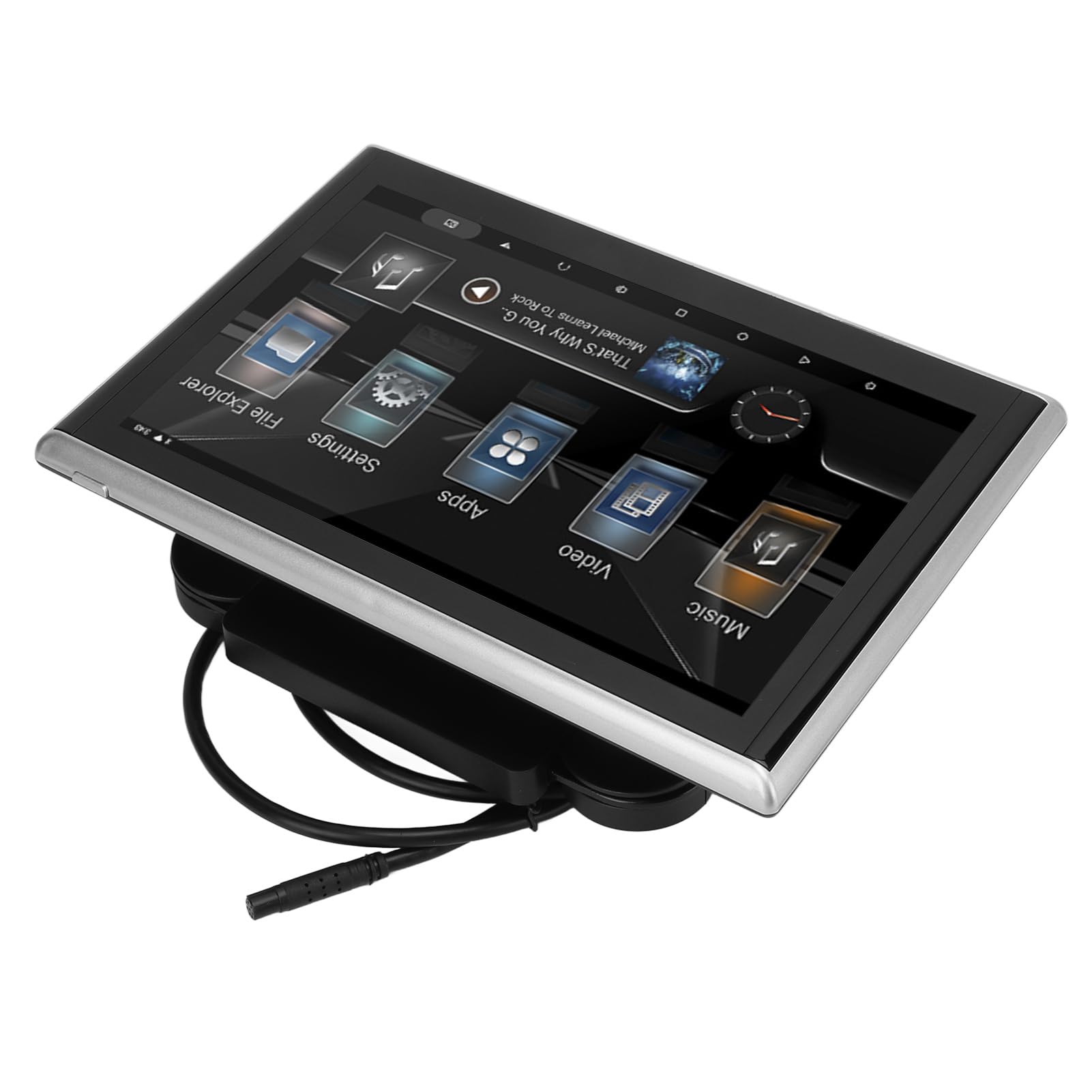 KIMISS Lecteur Vidéo D'appui-tête de Voiture 9 Pouces Lecteur DVD D'appui-tête Portable pour Enfants HD 1920 X 1200 Moniteurs D'appui-tête à écran Tactile Prise en Bluetooth