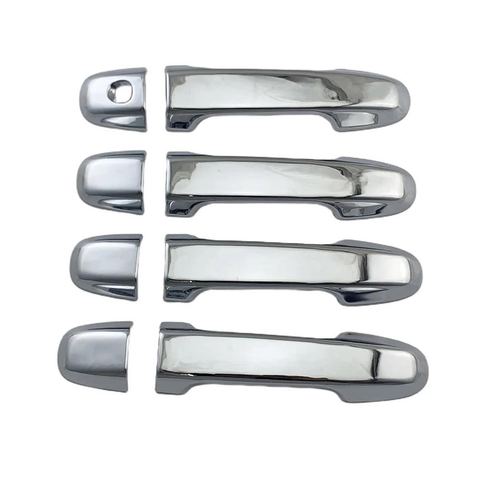YSDSLS Door Handle Cover Exterior Parts Car Decoration for Toyota for Yaris for Vitz 2012-2019(Chrome)