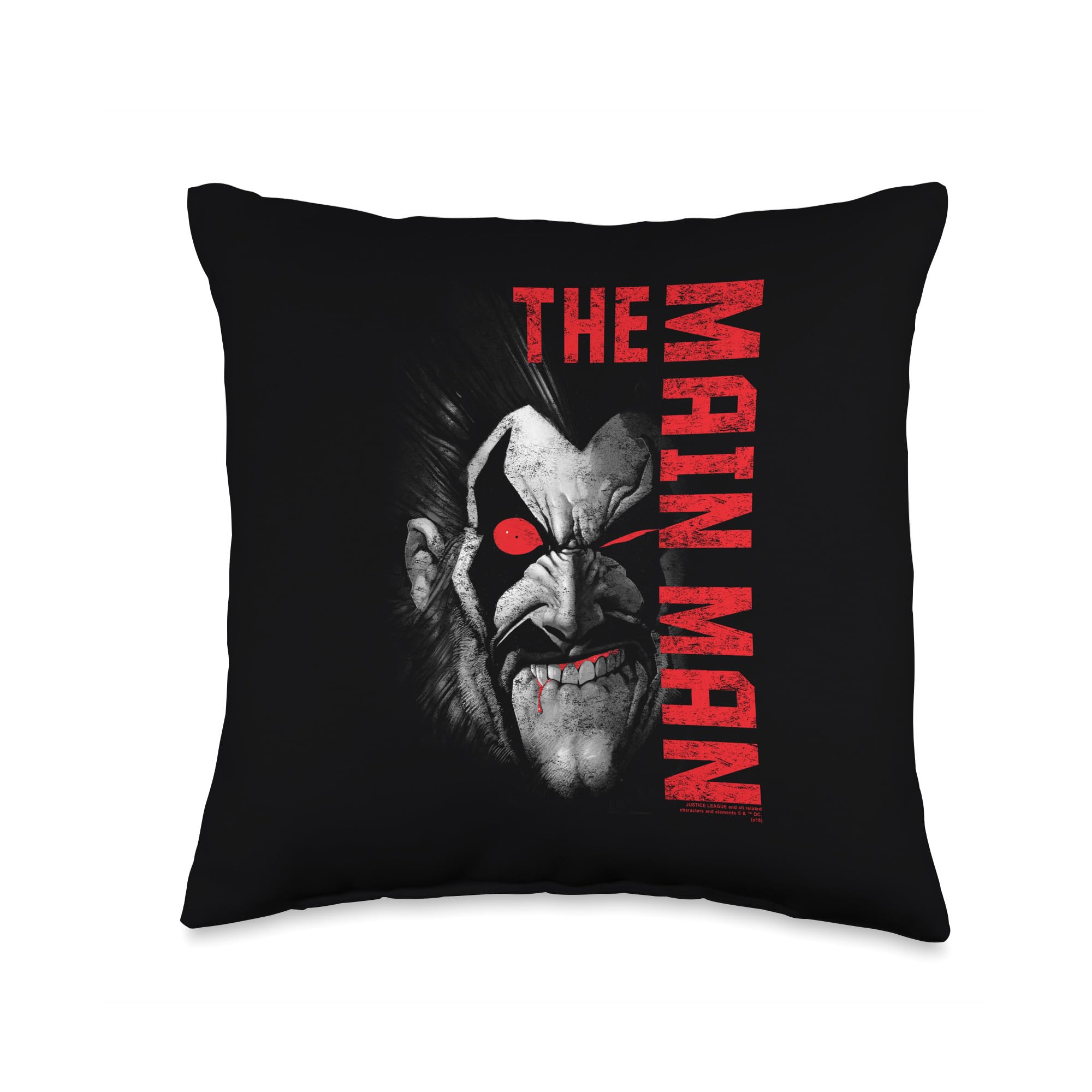 DC ComicsLobo Main Man Throw Pillow, 16x16, Multicolor