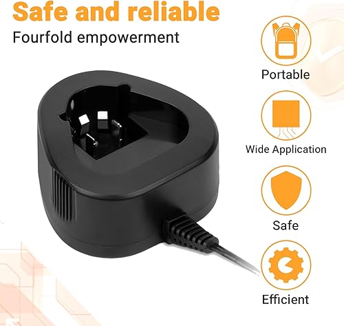 Miniatura 5 de Shentec Cargador de batería de iones de litio de 12 V compatible con Dremel 12V 8200 8220 8300 8240 8250 8260 B812-01 B812-02 B812-03 B814-01