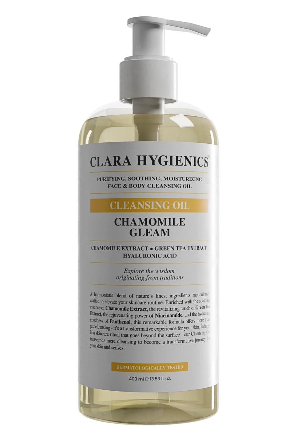 Chamomile Gleam Moisturizing Make-up and Body Cleansing Oil 400ml Temizleme Yağı