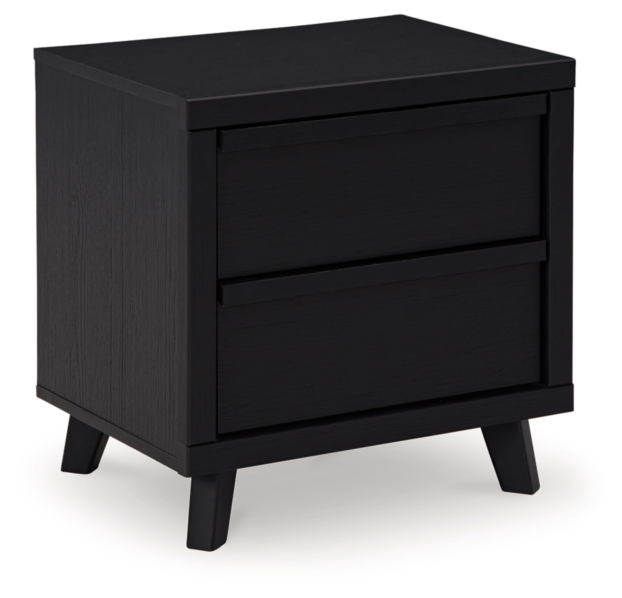 Amazon.com: Signature Design by Ashley Modern Black Nightstand