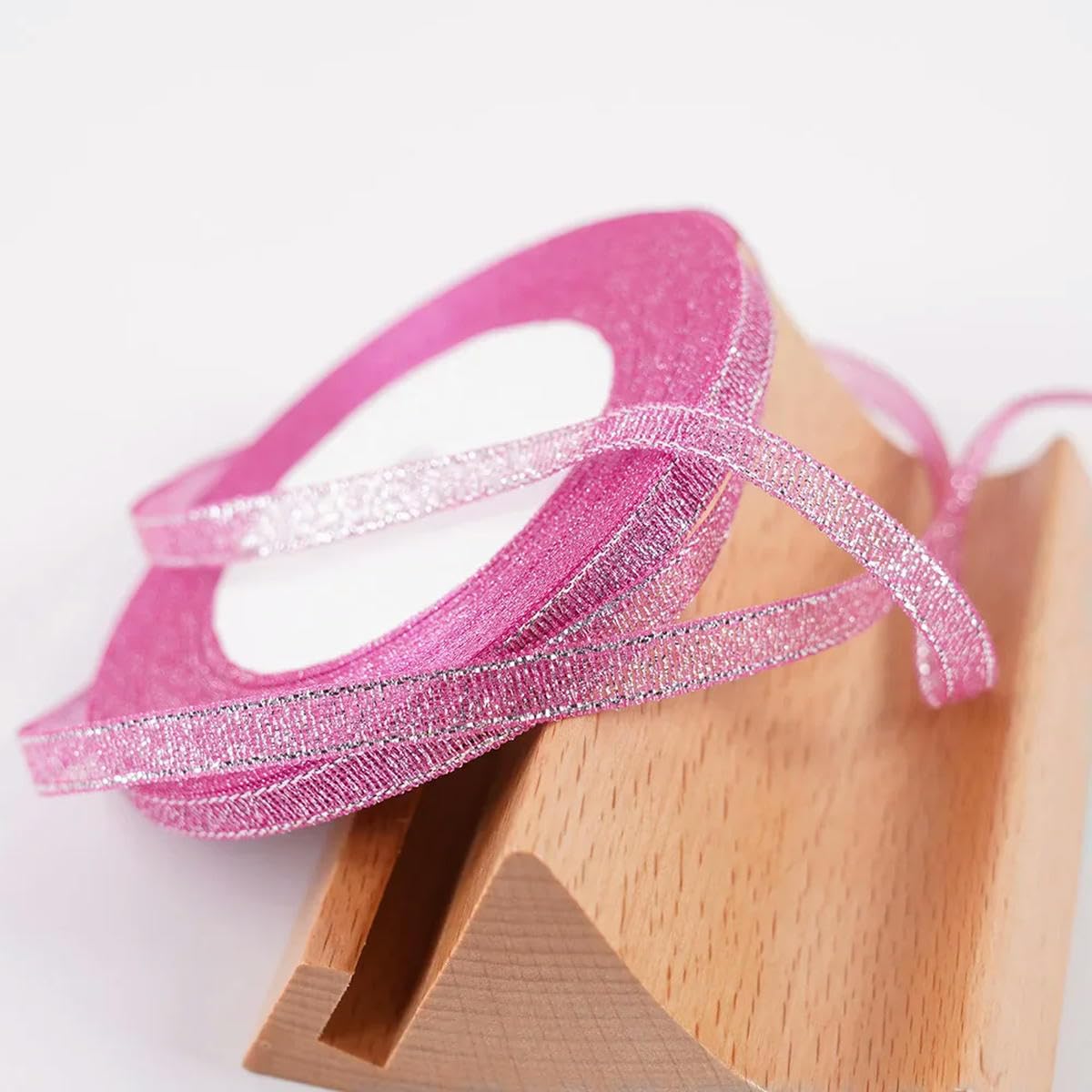 VICIYOO 22 meters/roll 6mm Ribbon DIY Bow Crafts Gift Wrapping Bouquets Party Decor Ribbons