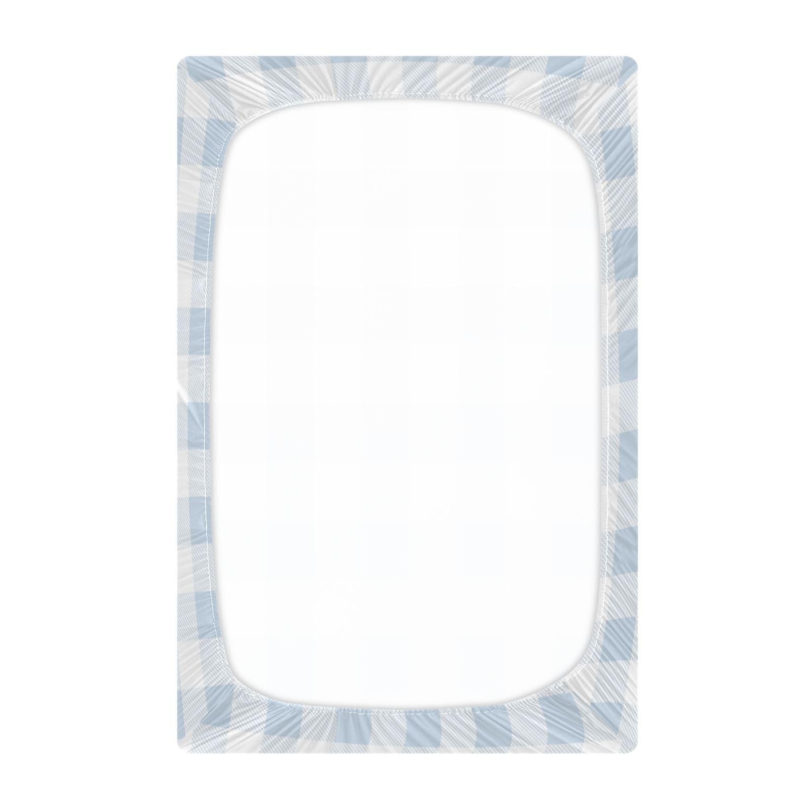 Kigai Lenzuolo con angoli per culla per bambini e bambine, in jersey, per culla standard e materassi per lettini, comode, morbide e traspiranti, 71 x 132 cm