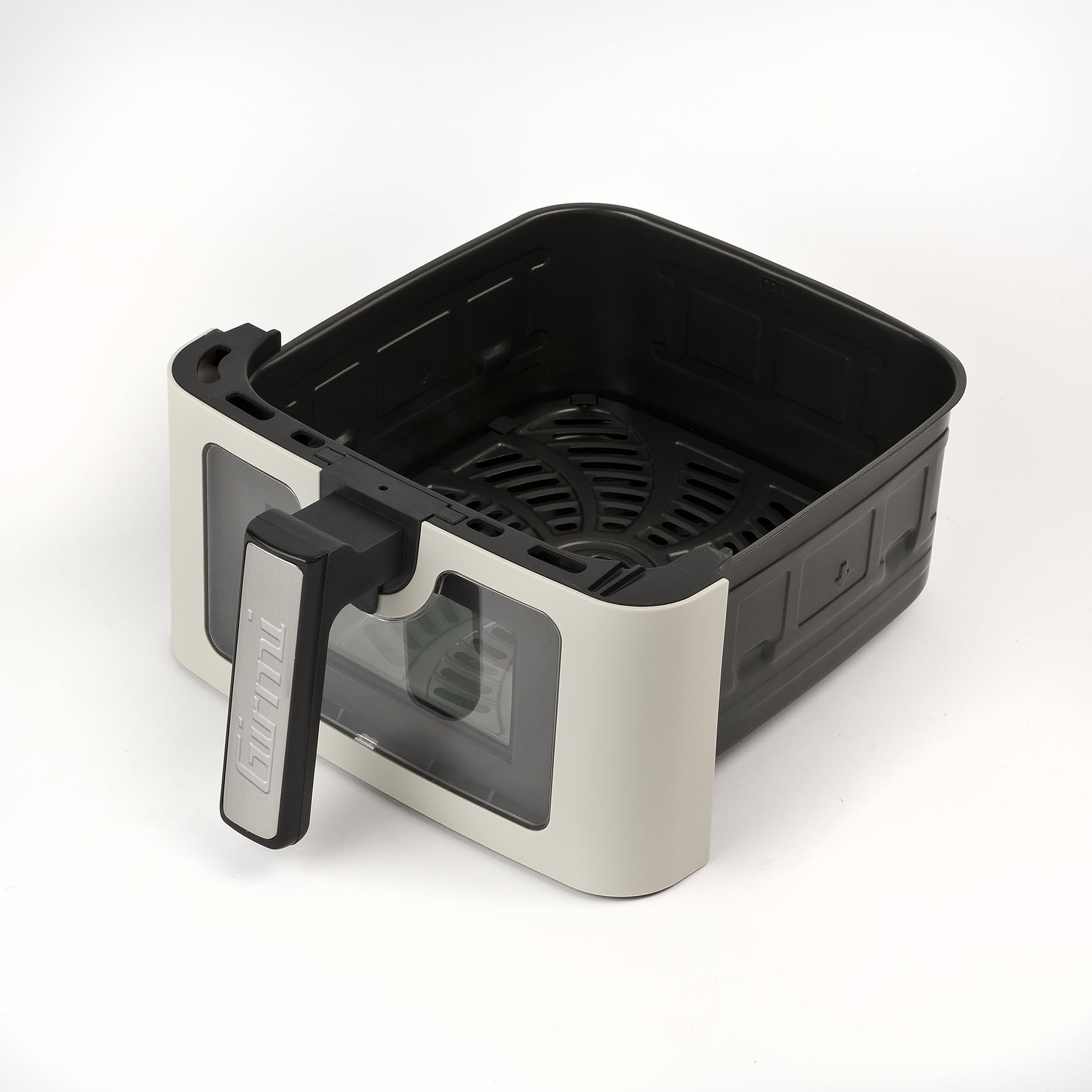 Girmi FG84 Friggitrice ad Aria Ecofrit Crisp, 6,5 Litri, 1700W, Display digitale, 8 programmi, Partenza Ritardata, Vassoio Rialzabile, Timer, Temperatura regolabile, BPA/PFOA Safe, Ricettario incluso