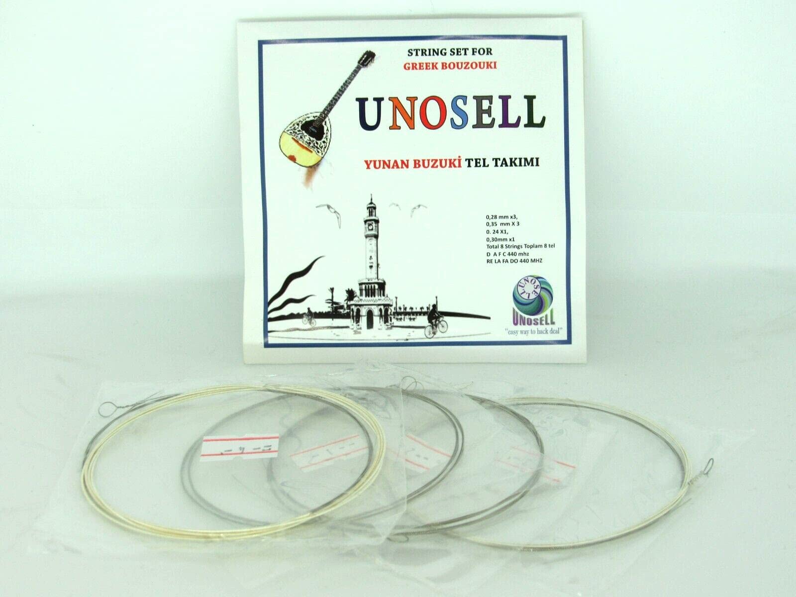 3 X String Set For Greek String Instrument Bouzouki